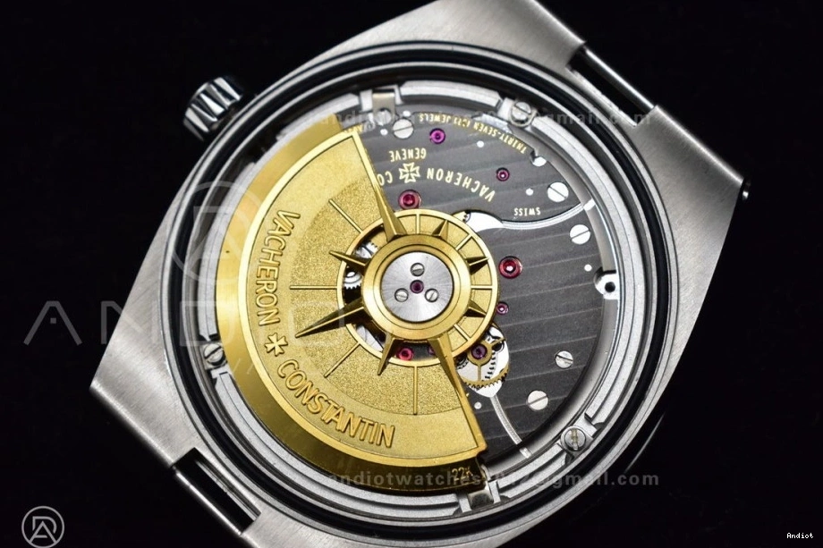 Silver 4500V Best Overseas Dial 924 SS 1:1 ZF TravelReady SS on Bracelet Edition A 0704